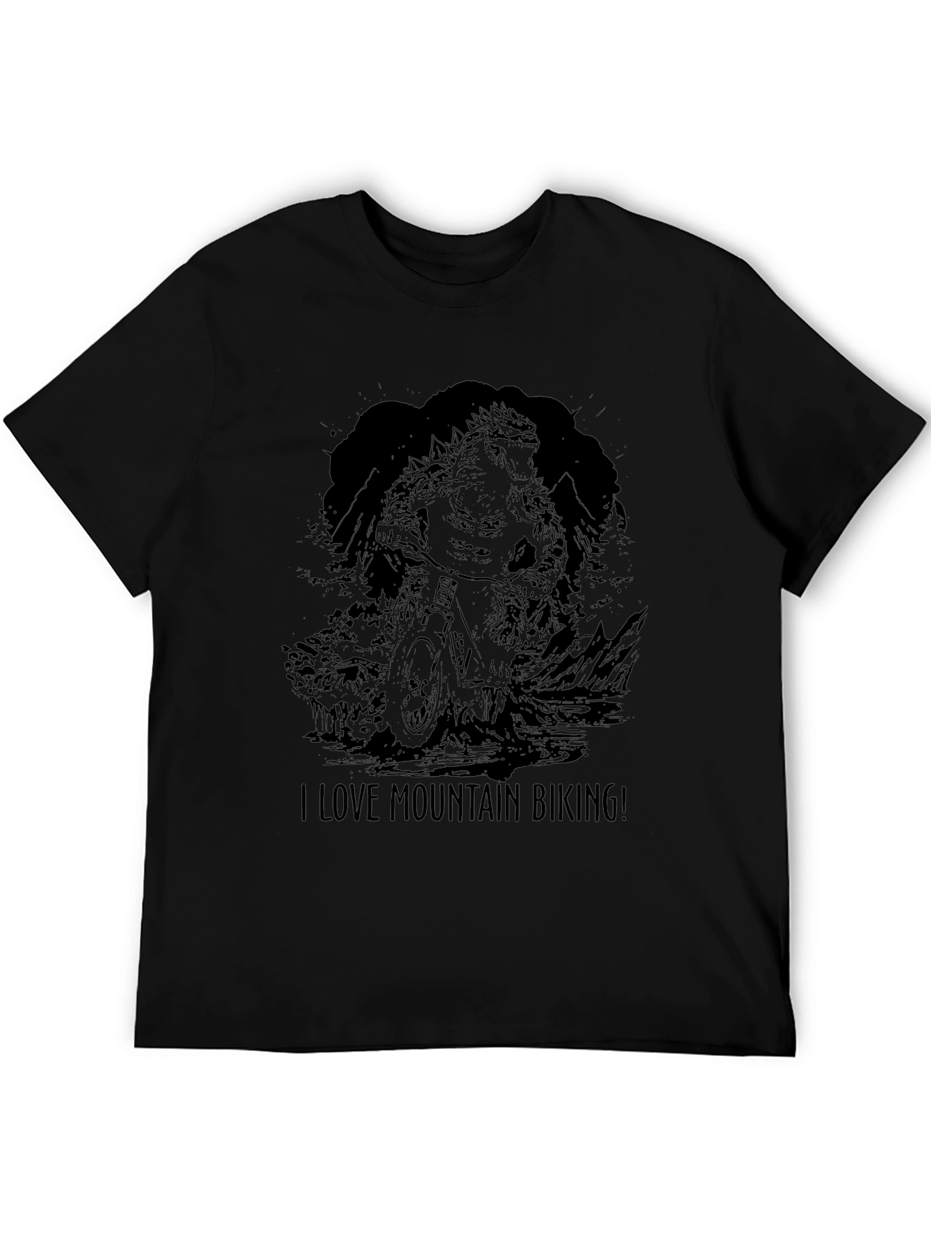 Mountain Biking Graphic Tee - Love Mountain Biking!