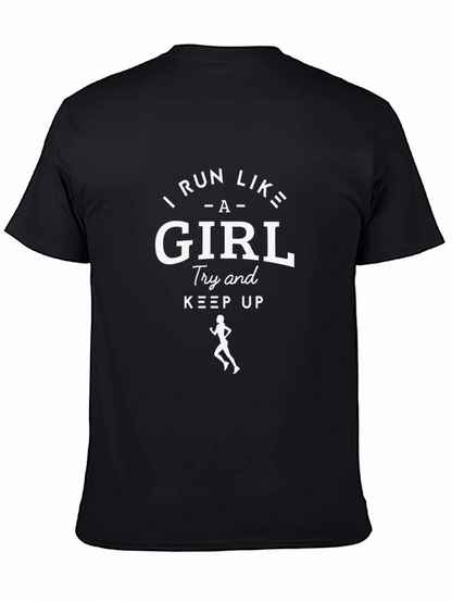 I Run Like a Girl Graphic Tee