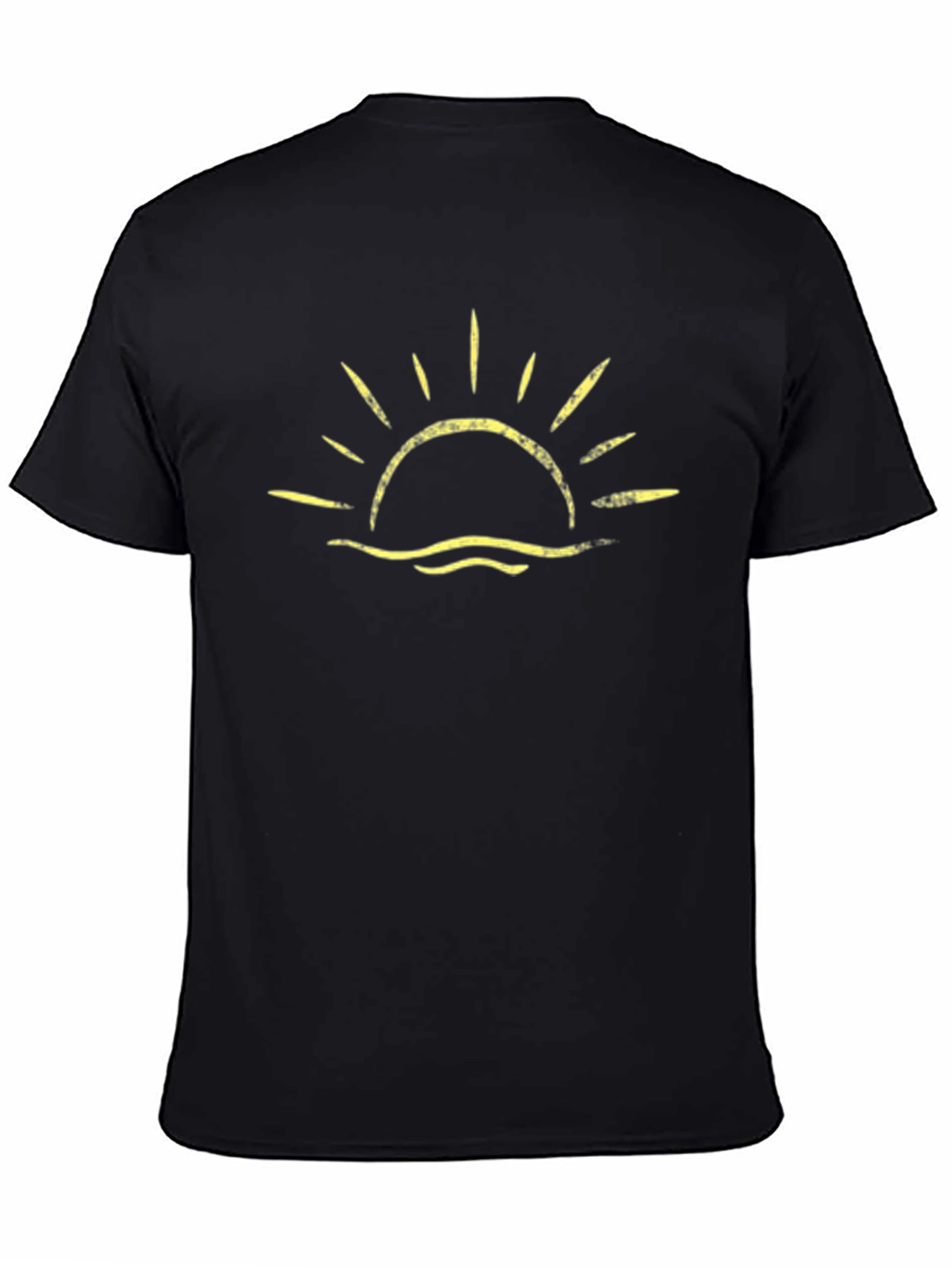 Sunrise Graphic Black T-Shirt