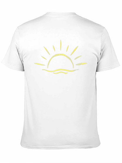 Sunrise Graphic Black T-Shirt