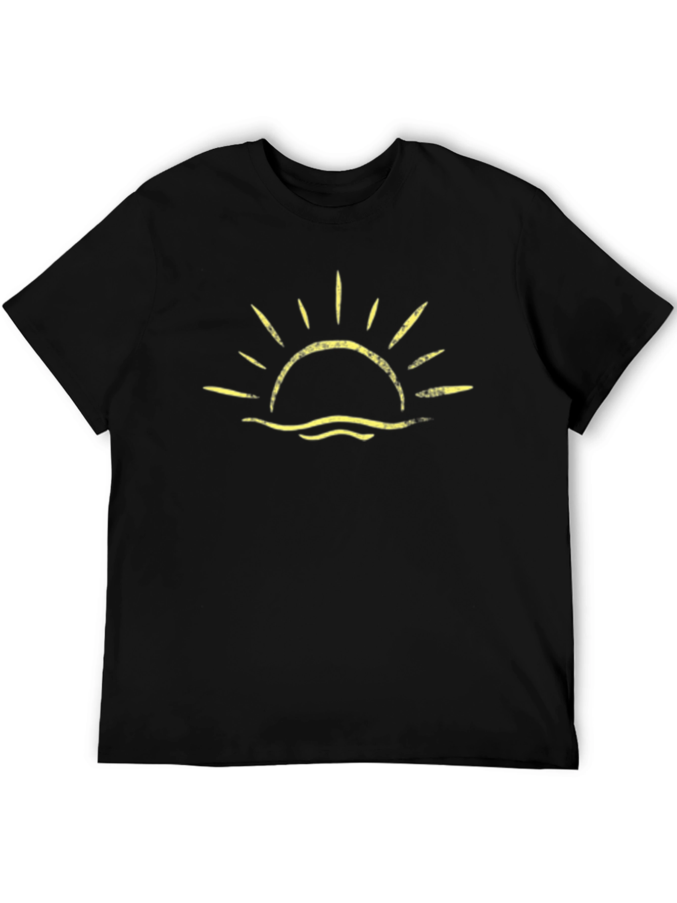Sunrise Graphic Black T-Shirt