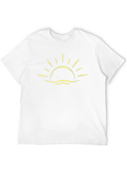 Sunrise Graphic Black T-Shirt