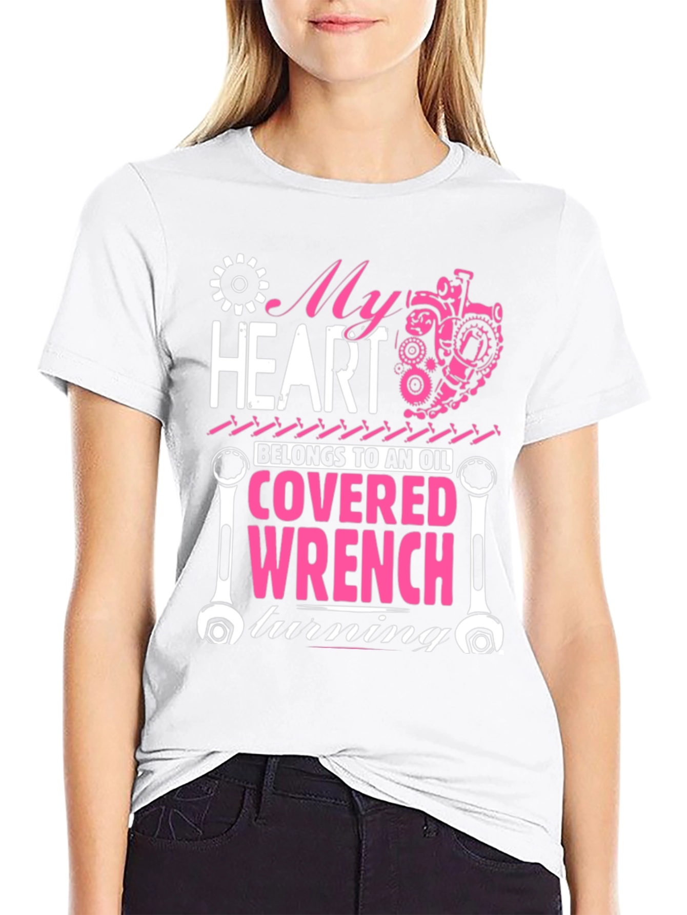 My Heart Belongs to an Oil Covered Wrench T-Shirt