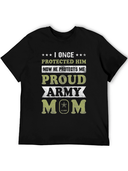 Proud Army Mom T-Shirt - Military Support