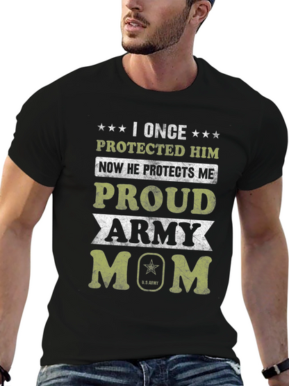 Proud Army Mom T-Shirt - Military Support