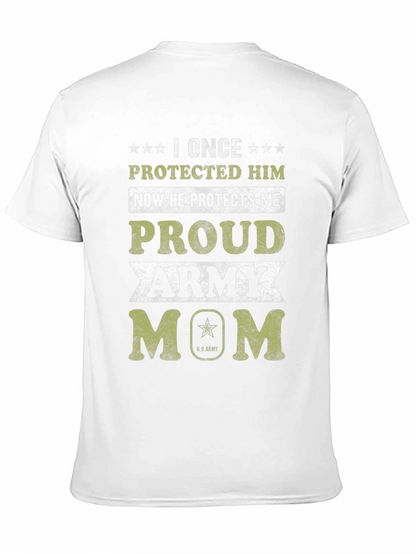 Proud Army Mom T-Shirt - Military Support
