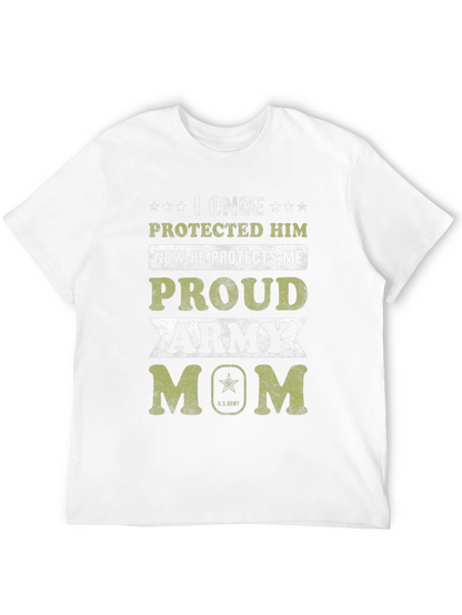 Proud Army Mom T-Shirt - Military Support