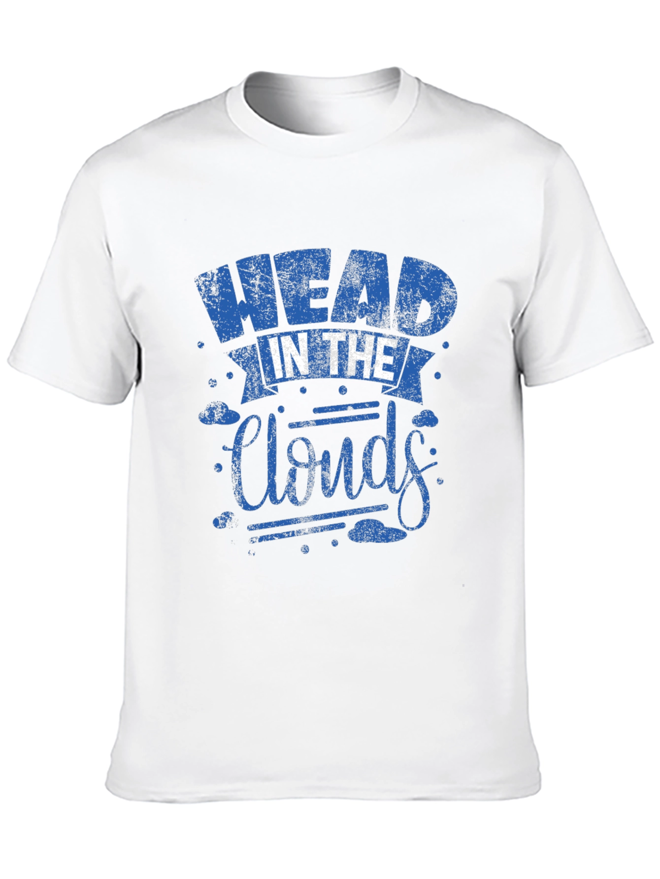 Head in the Clouds Graphic Print Black T-Shirt