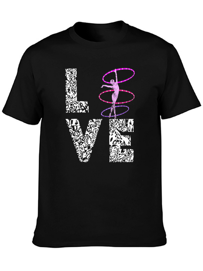 LOVE Hula Hoop Graphic T-Shirt