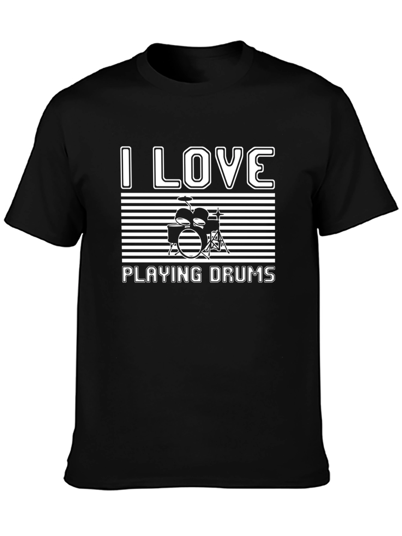 I Love Playing Drums Graphic Tee