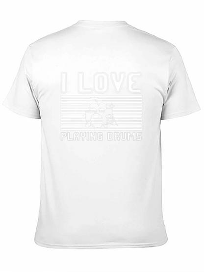 I Love Playing Drums Graphic Tee