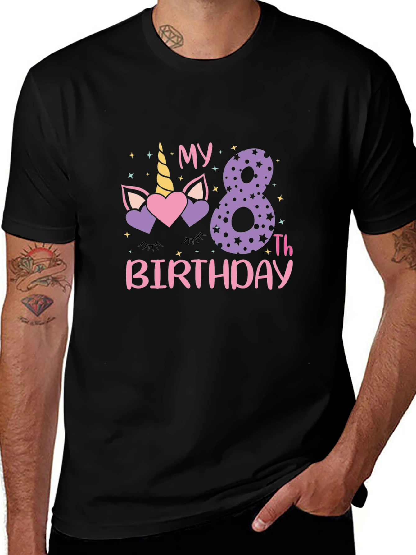 8th Birthday Unicorn T-Shirt