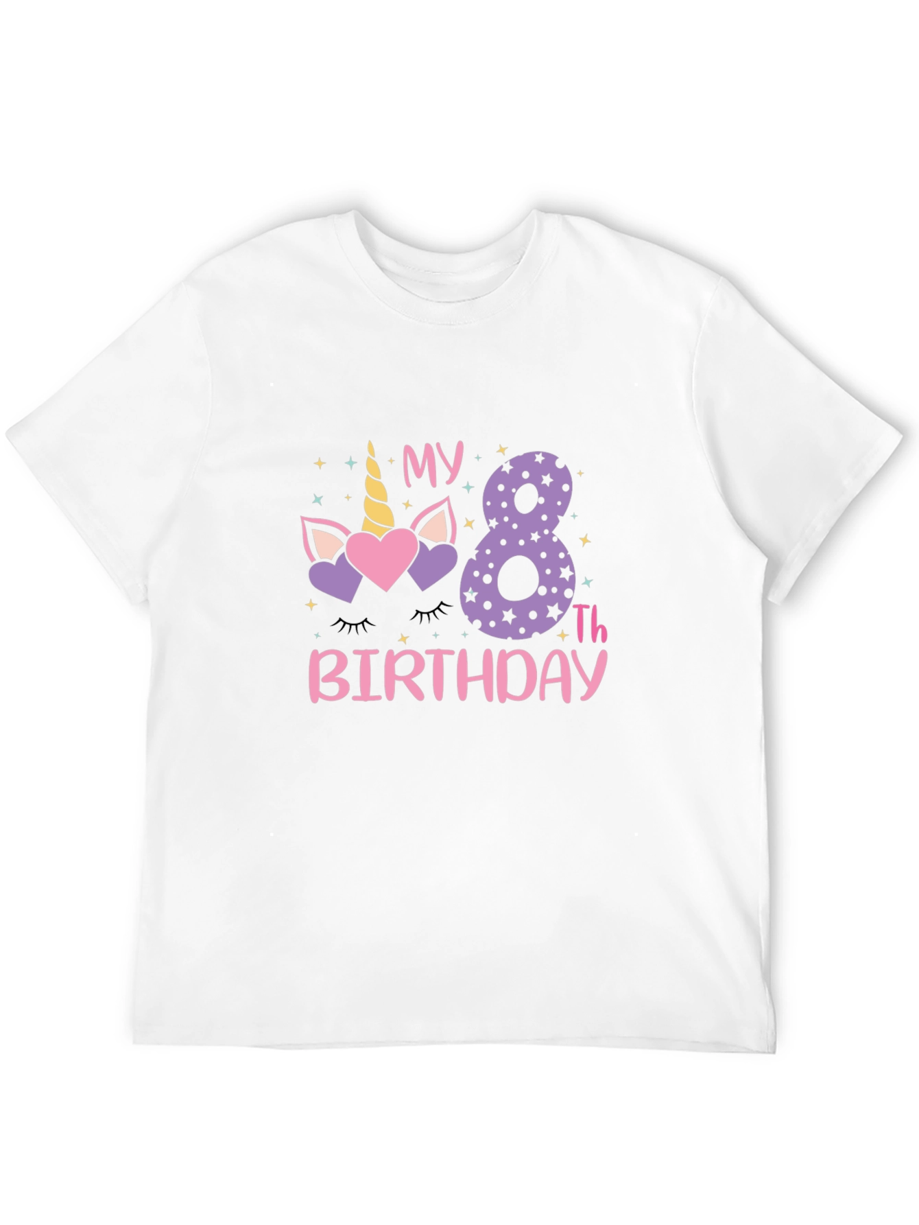 8th Birthday Unicorn T-Shirt