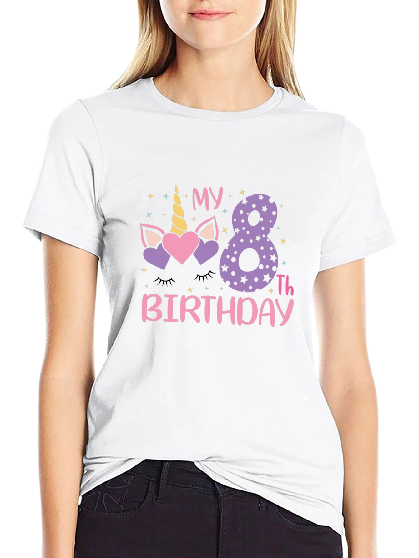 8th Birthday Unicorn T-Shirt