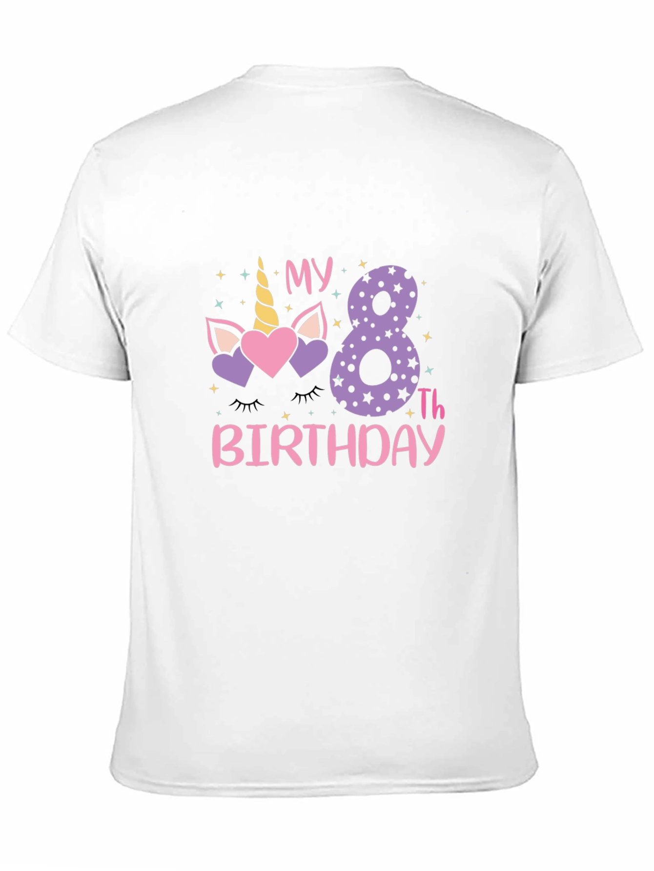 8th Birthday Unicorn T-Shirt