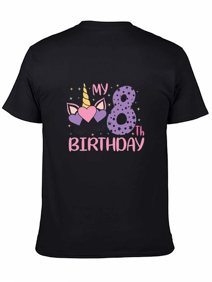 8th Birthday Unicorn T-Shirt
