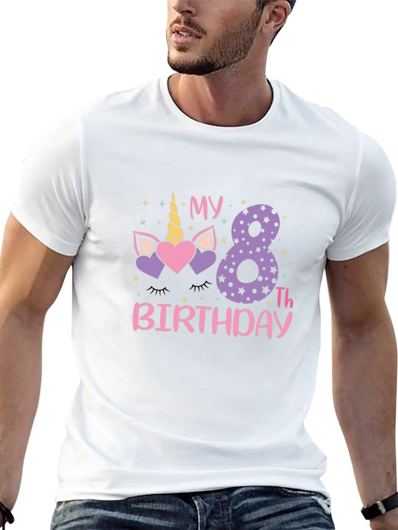 8th Birthday Unicorn T-Shirt