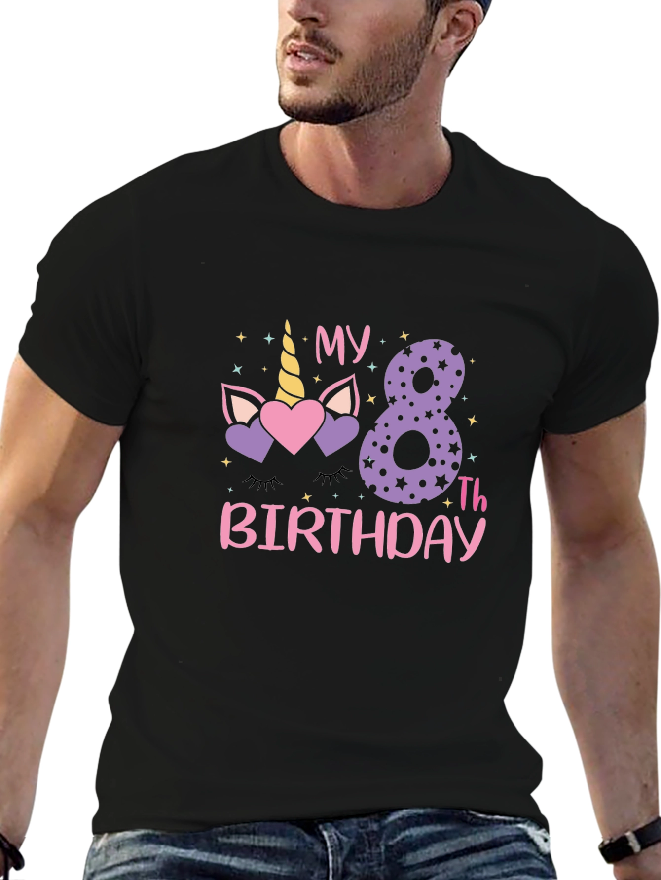 8th Birthday Unicorn T-Shirt