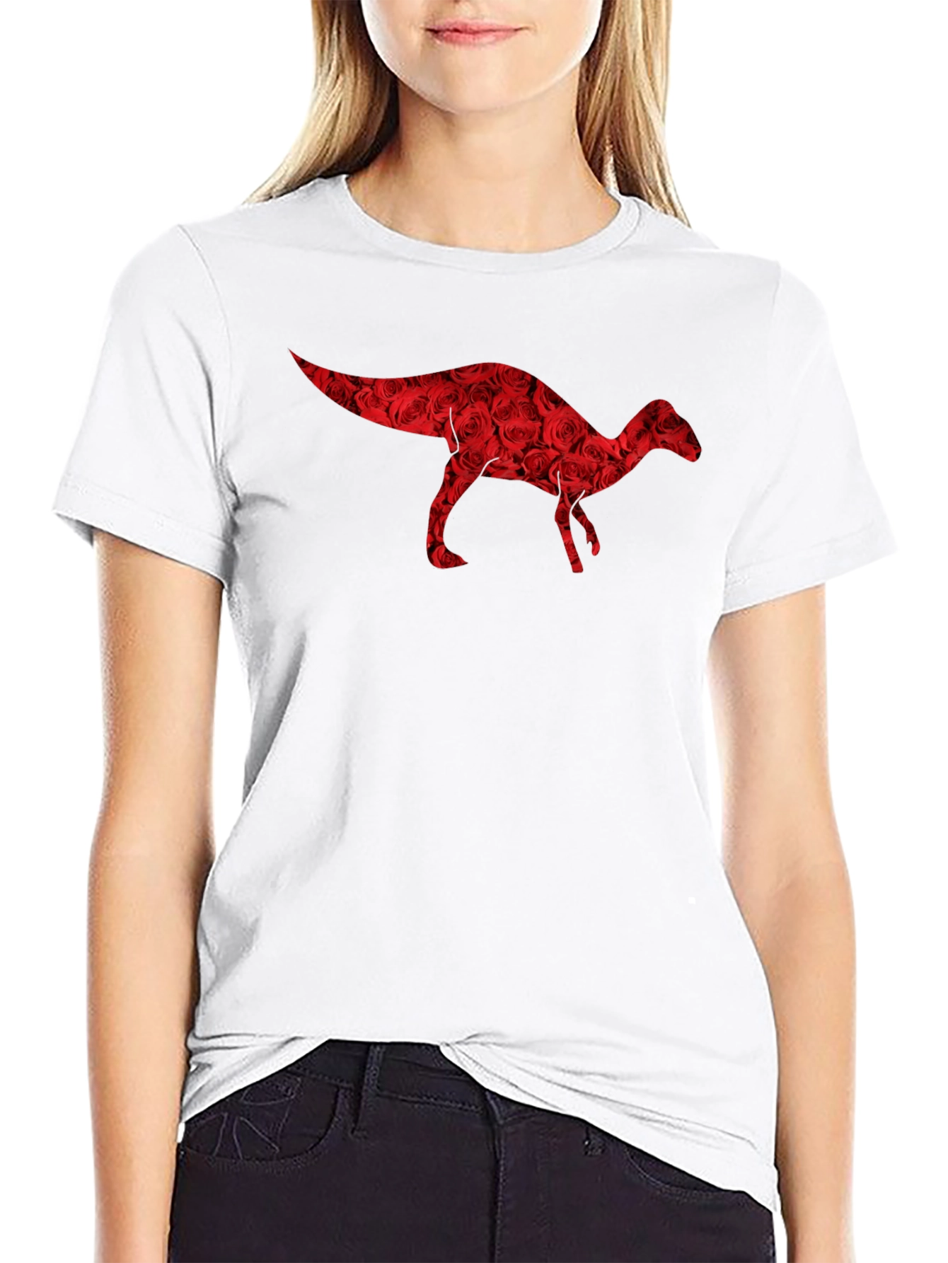 Dino Rose T-Shirt - Stylish & Unique