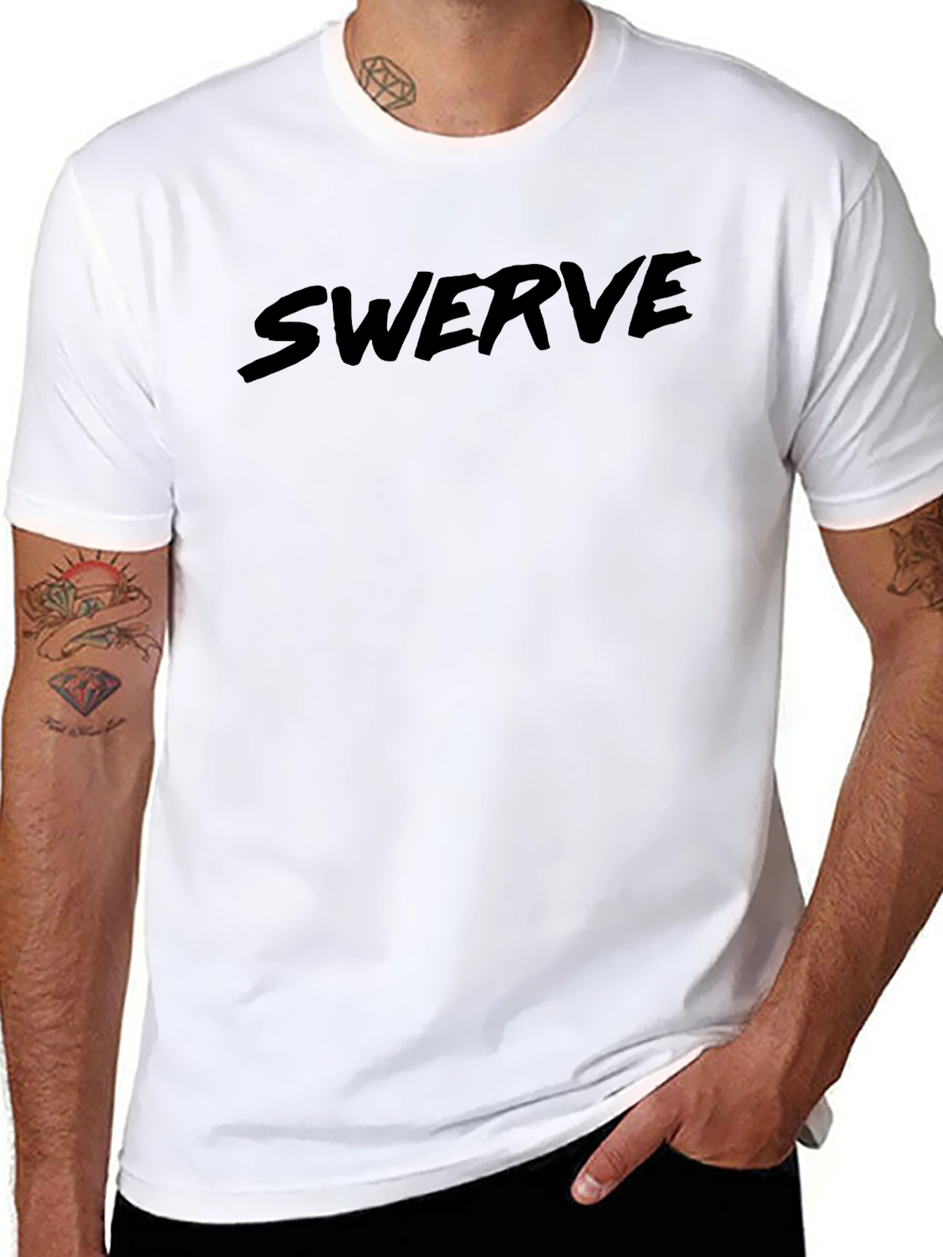 Black Swerve Tee - Classic Style