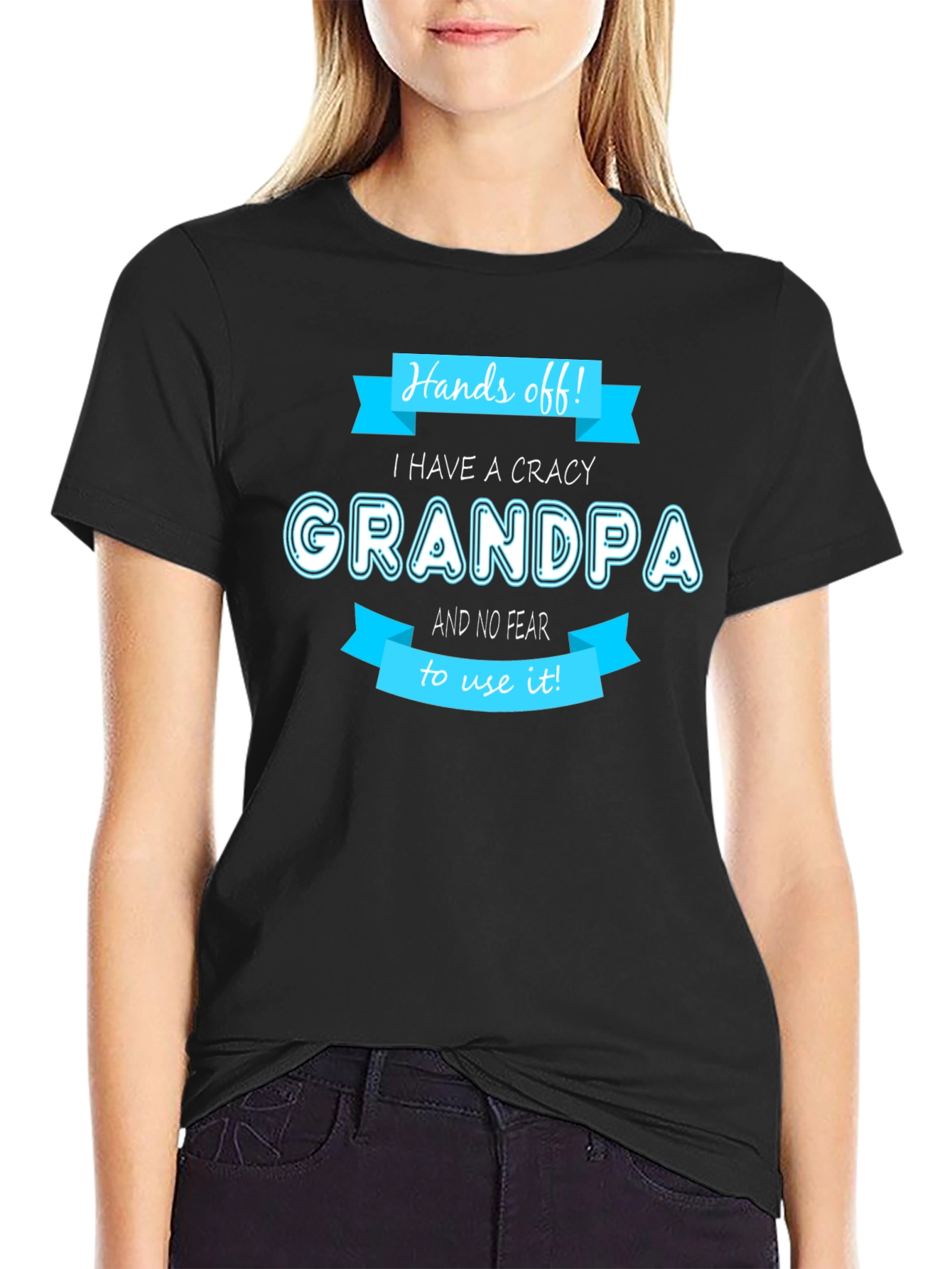 Hands Off Crazy Grandpa T-Shirt