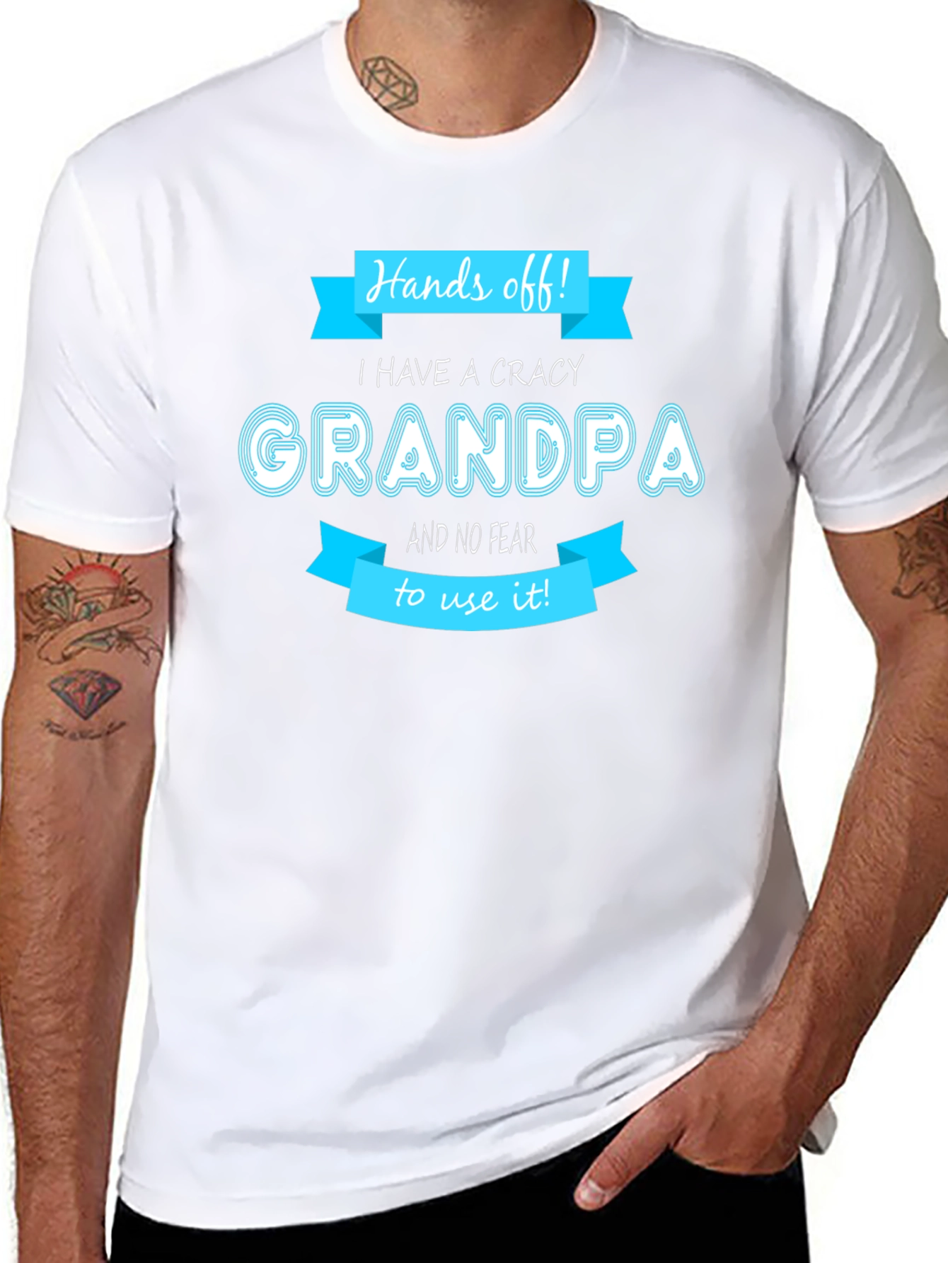 Hands Off Crazy Grandpa T-Shirt