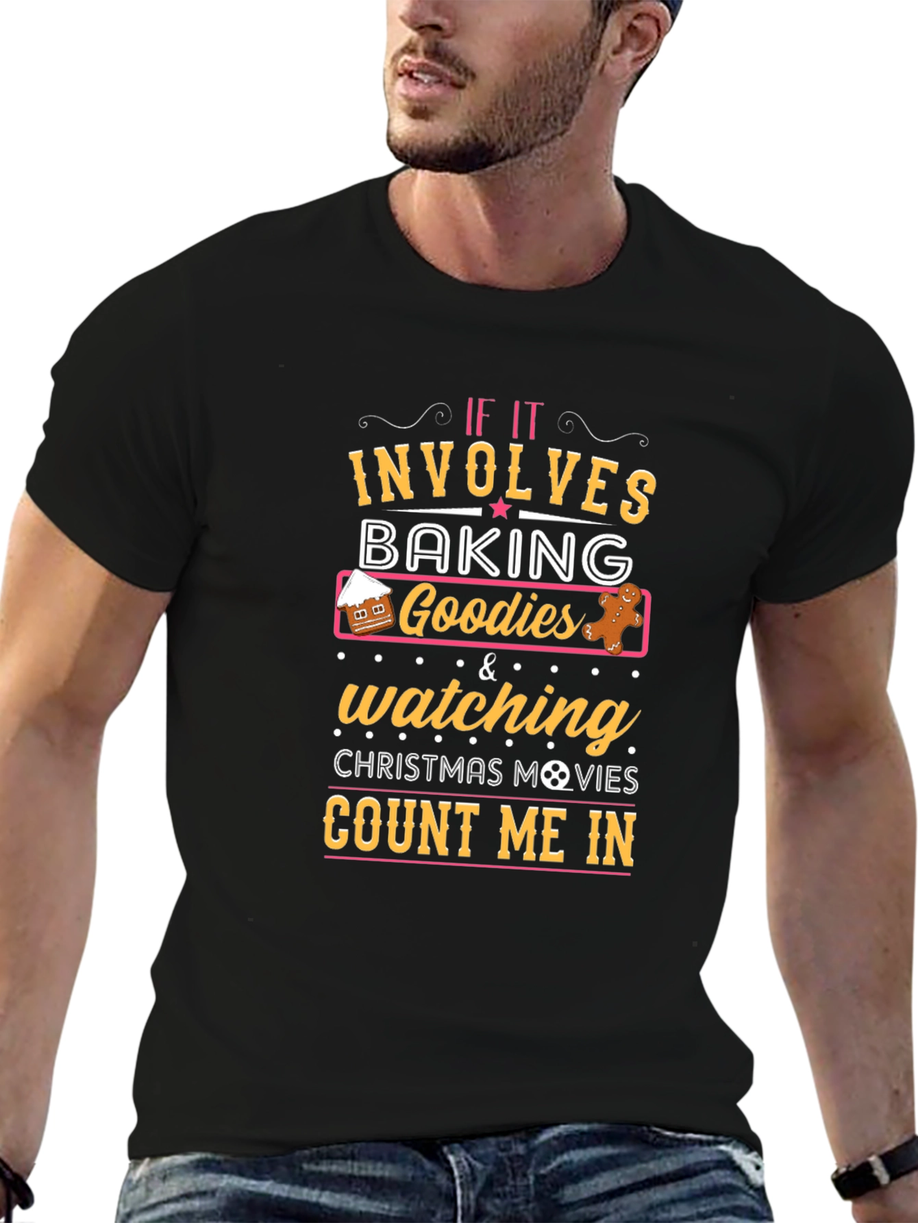 Baking Goodies & Christmas Movies T-Shirt