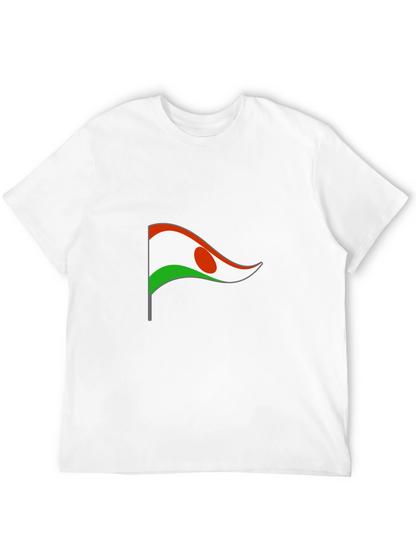 Niger Flag T-Shirt - Black Graphic Tee