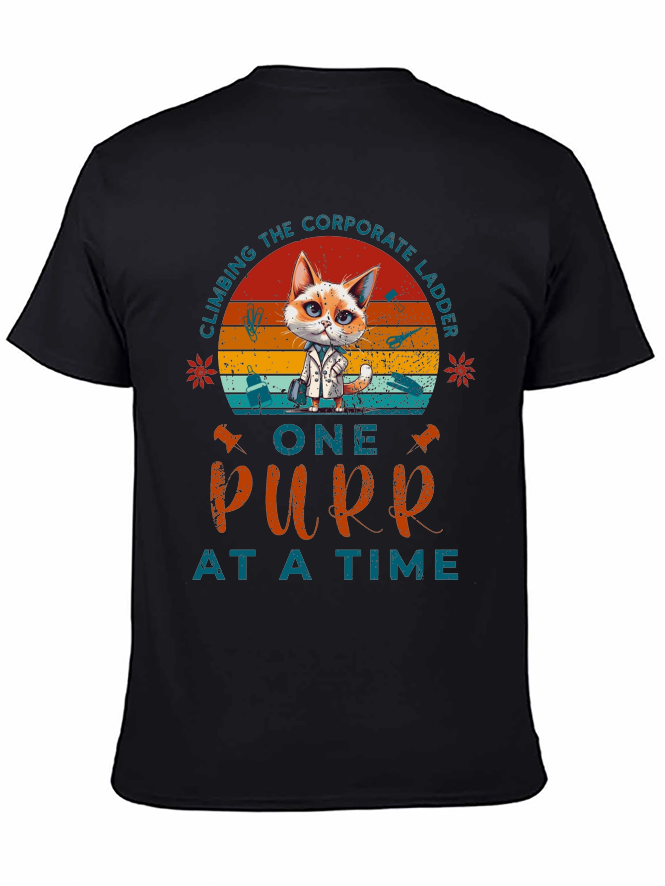 Climbing Corporate Ladder Purr T-Shirt