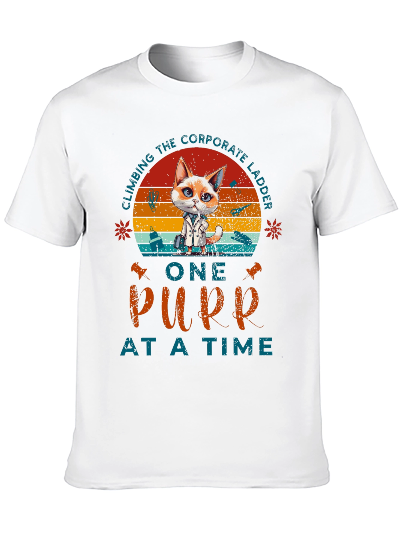 Climbing Corporate Ladder Purr T-Shirt