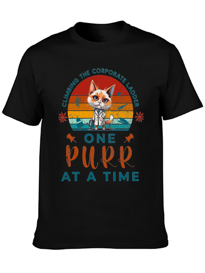 Climbing Corporate Ladder Purr T-Shirt