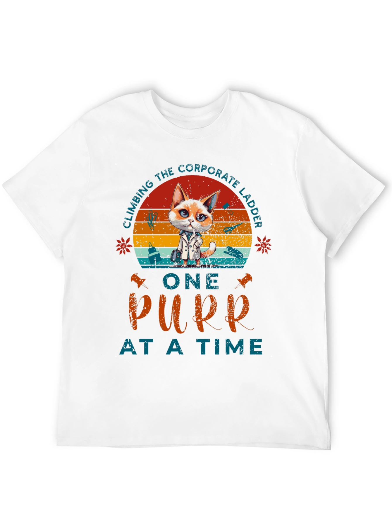 Climbing Corporate Ladder Purr T-Shirt