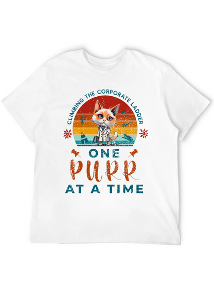 Climbing Corporate Ladder Purr T-Shirt