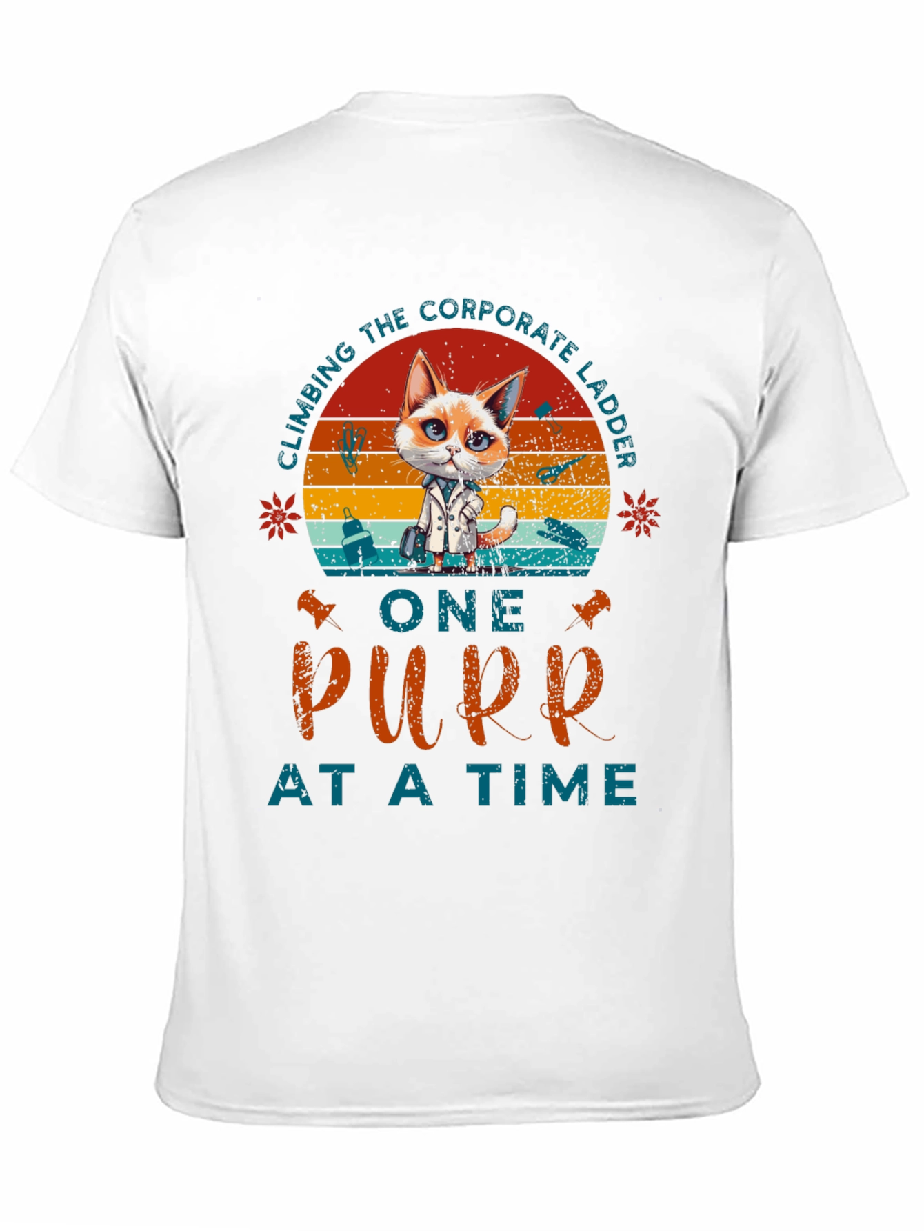 Climbing Corporate Ladder Purr T-Shirt