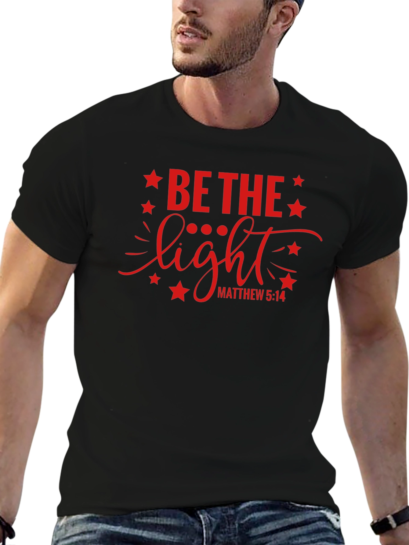Be The Light Graphic T-Shirt Christian Apparel