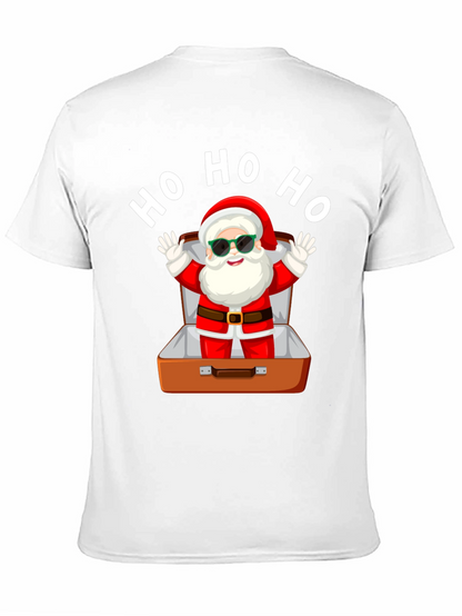 Santa in Suitcase Christmas T-Shirt