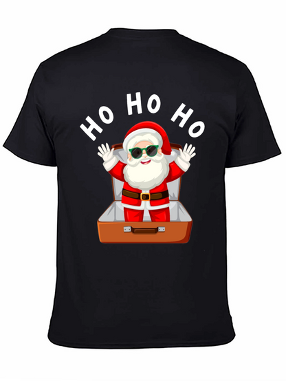 Santa in Suitcase Christmas T-Shirt