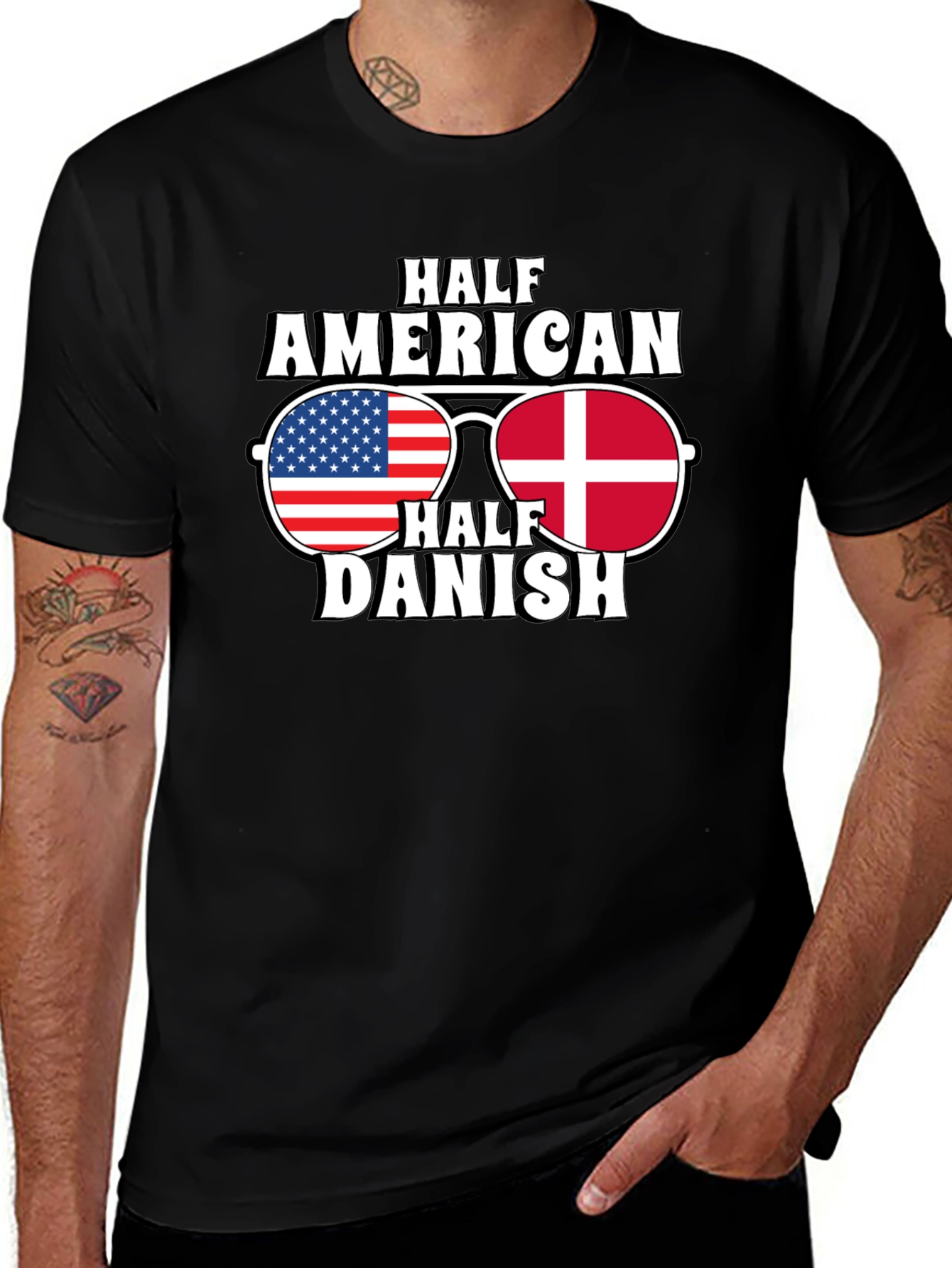 Half American Half Danish T-Shirt