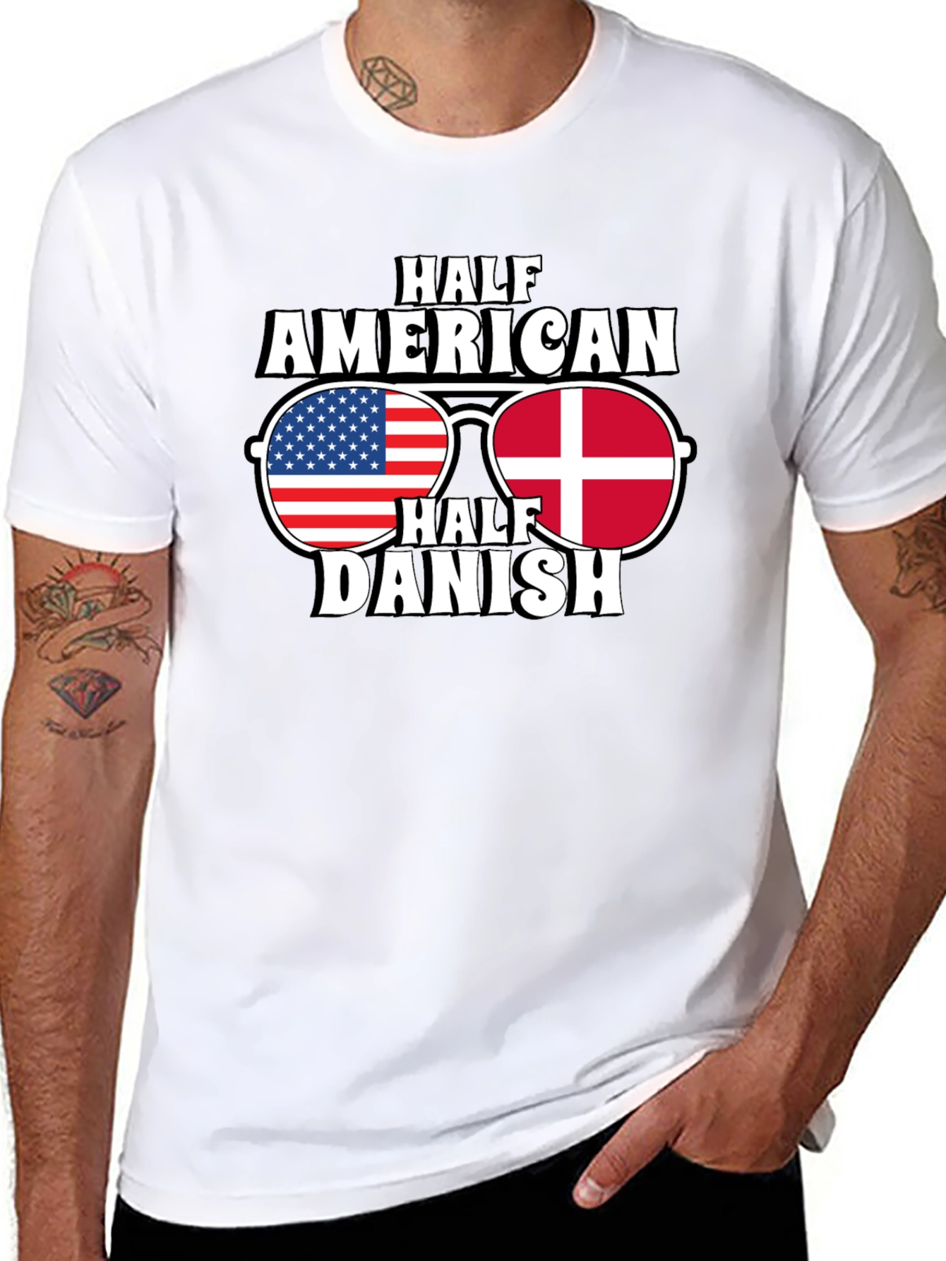 Half American Half Danish T-Shirt