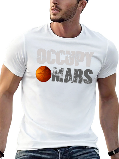 Occupy Mars Graphic Tee - Sci-Fi Style!