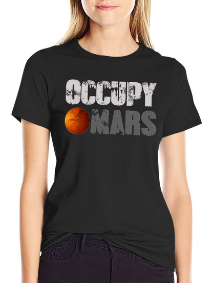 Occupy Mars Graphic Tee - Sci-Fi Style!