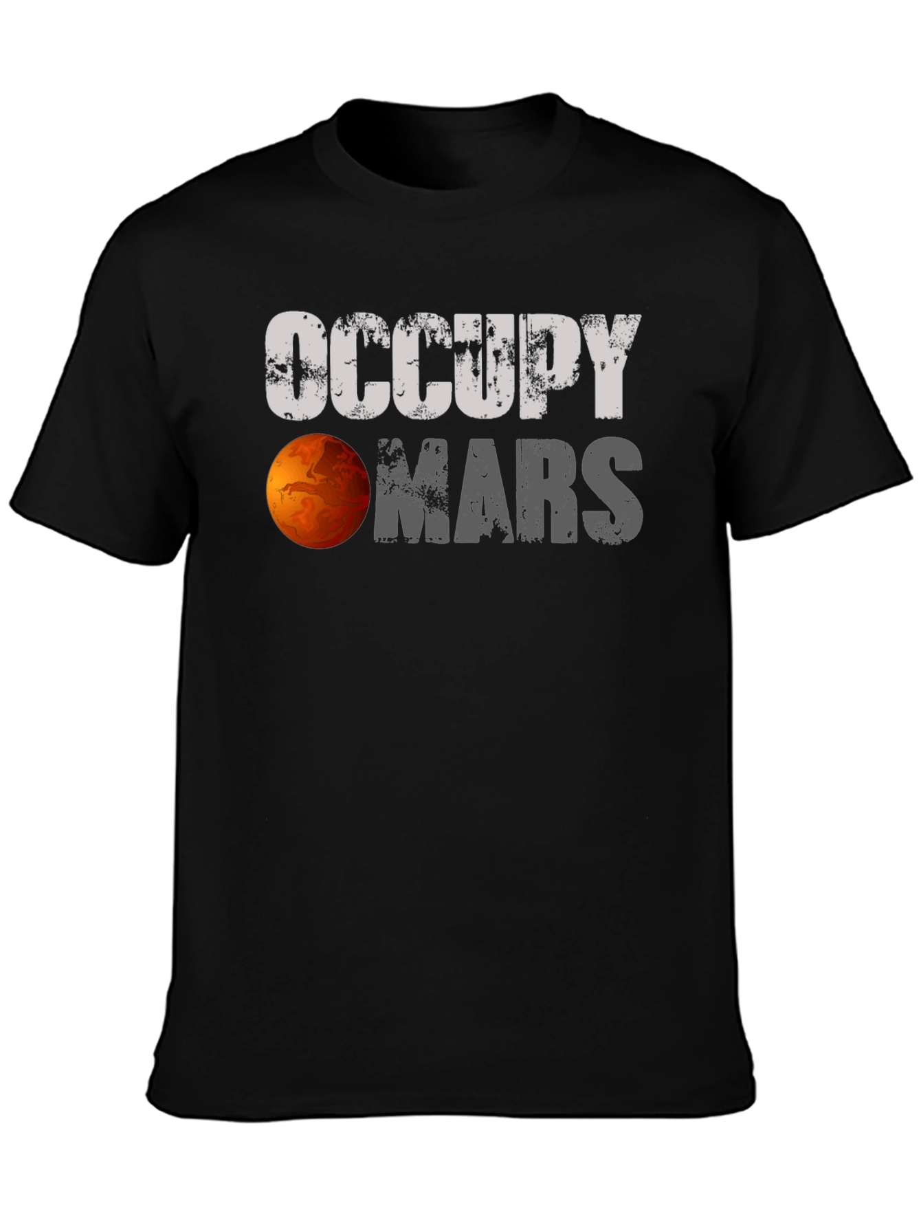 Occupy Mars Graphic Tee - Sci-Fi Style!