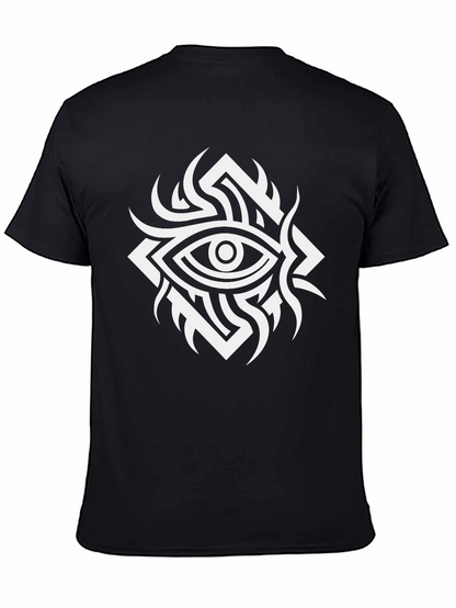 Mystic Eye Graphic Tee - Black Cotton T-Shirt