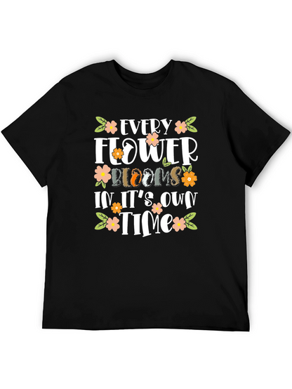 Floral Bloom Motivational T-Shirt