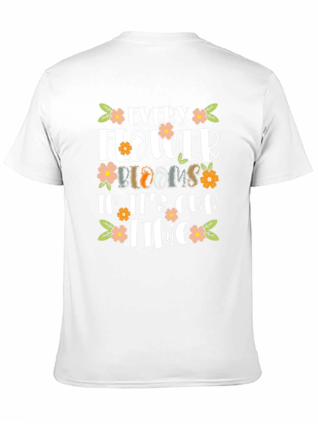 Floral Bloom Motivational T-Shirt