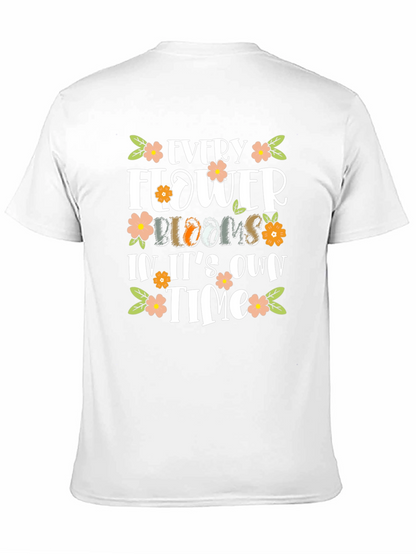 Floral Bloom Motivational T-Shirt
