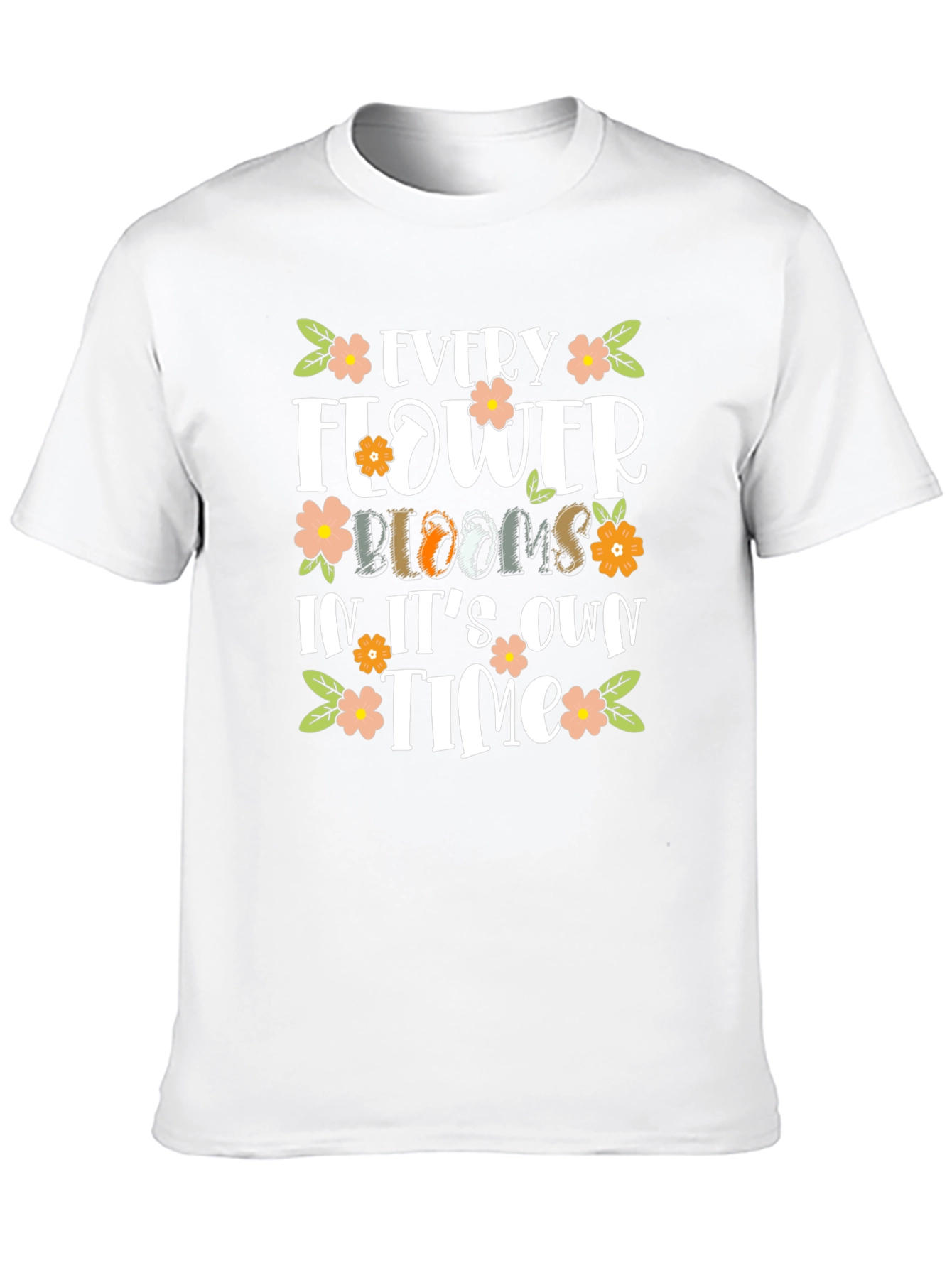 Floral Bloom Motivational T-Shirt