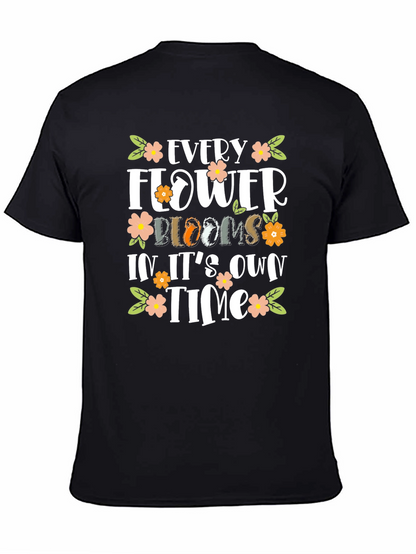 Floral Bloom Motivational T-Shirt