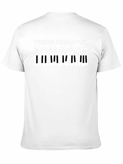 Music Speaks Graphic T-Shirt