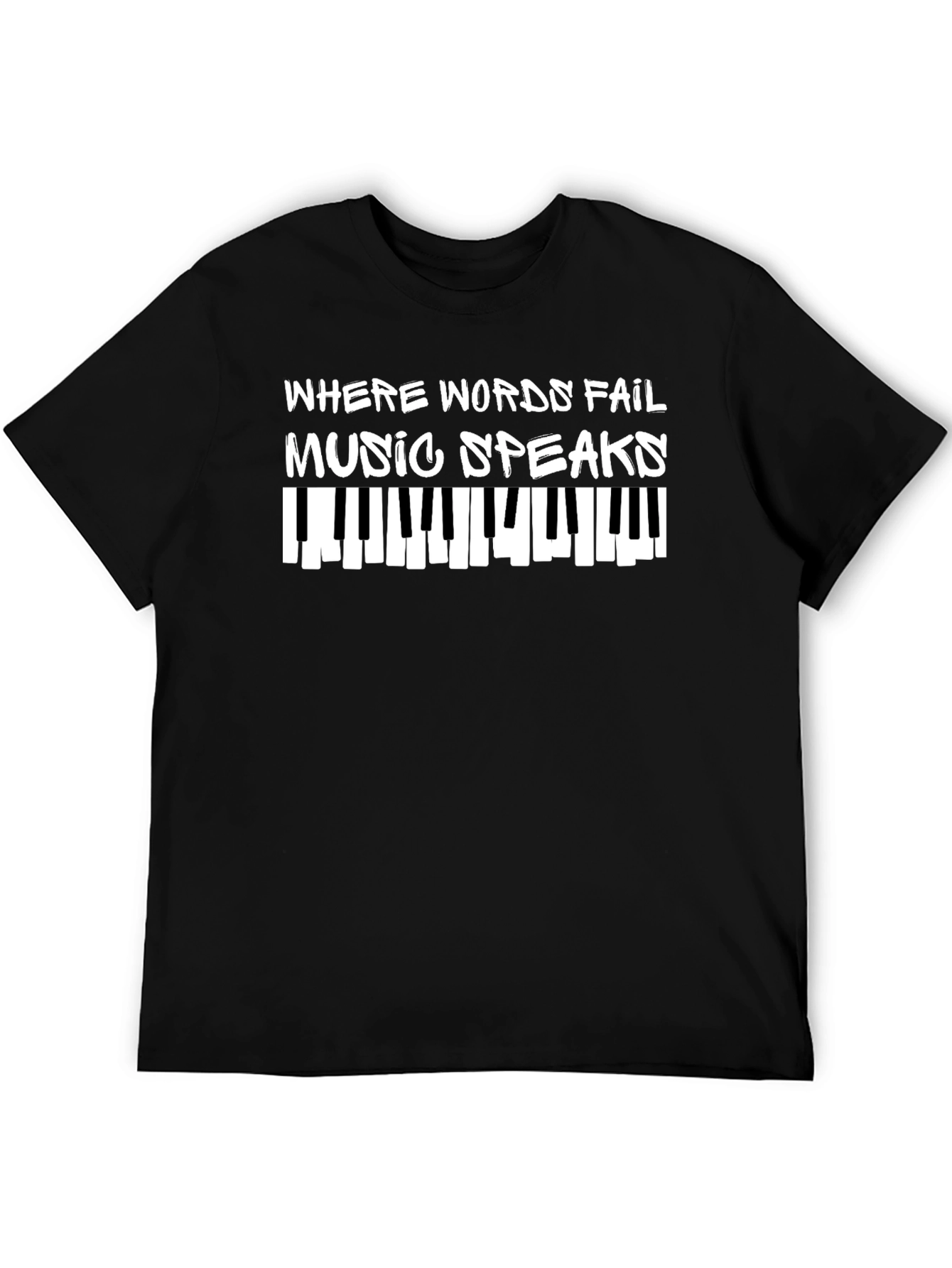 Music Speaks Graphic T-Shirt